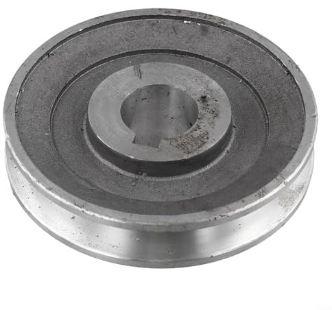 Keilriemenscheibe, Aluminium-Rillenmotor-Riemenscheibe, Rad-A-Typ, Luftkompressor-Komponente, 100 mm Durchmesser, 13 mm Riemenrillenbreite (97 x 24)