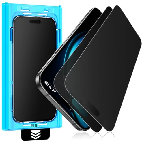 Mothca Matt Sichtschutz für iPhone Air 17 6,5 Zoll, 9H für Panzerglas Matte Privacy Screen Protector mit Automatisches Kit, Anti Reflex & Anti-Fingerabdruck(2 Stück)