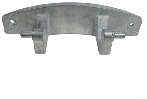 Unterlegscheibe Türscharnier kompatibel mit Für Siemens Für Bosch 9000901411 Zylinder Waschmaschine, Robustes Metall Ersatzteil für Trommeltür Reparatur, Silber-Finish, Für einfache Installation