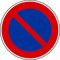 Stationnement interdit - Diamètre de 200 mm