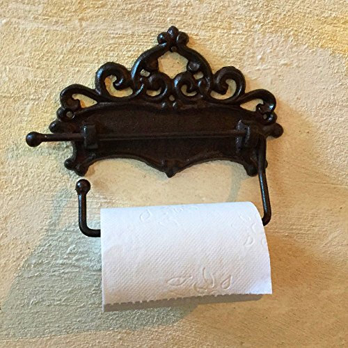 Antikas - Vintage Rollenhalter Toilette - Toilettenpapier Halter WC Papierrollenhalter WC