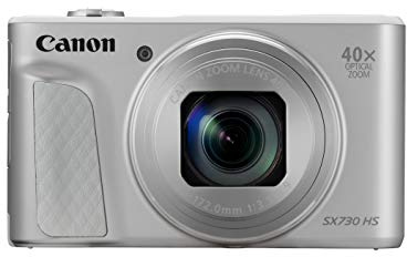 Canon Powershot SX730 HS Kompakte Digitalkamera mit Gehäuse DCC-2400 und Gorillapod, Silber
