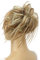 CAISHA Jumbo Haarteil Haargummi Dutt Flora Hochsteckfrisuren Brautfrisuren Natürlich Gewellt Unordentlich DM17cm Hellbraun Blond Mix G21F