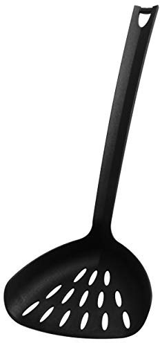 FACKELMANN 40241 Wok Asia Line - Pala de cocina de plástico, cuchara para ollas y sartenes revestidas (color: negro), cantidad: 1 pieza