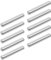 sourcing map 10Pcs 6mm x 40mm Goupille 304 Inox Acier Chevilles Support Étagères Argenté