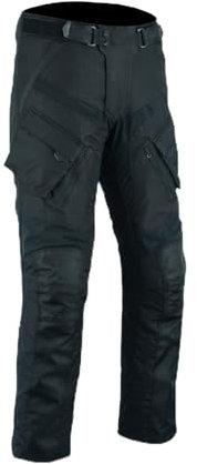 Herren Motorradhose mit Protektoren und Reflektoren – Textil Motorrad Hose für Sommer und Winter