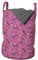 ABAKUHAUS XOXO Wäschesack, Energetische Herzen Küsse Liebe, Wäschekorb mit Griffen Kordelzugverschluss für Waschsalons, 33 cm breit x 49 cm hoch, rosa Vermilion