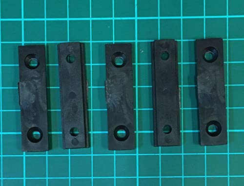 Mending Fixing Plate Brackets Straight Plastic Repair Braces 45mm 5pk inc Screws