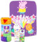 Peppa Pig Fleece-Decken-Set – Paket mit Peppa Wutz Decke für Mädchen, Peppa Wutz Aufkleber, Peppa Flash-Karten und mehr, 114,3 x 152,4 cm Peppa Pig Überwurfdecke