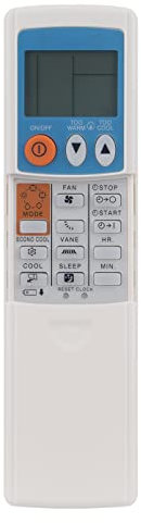 Replace AC Remote Control Compatible with Mitsubishi Air Conditioner MS12TN MS09TW MS15TN MS17TN MSZ09UN MSZ12UN MCFH-A24WV MS-24WN MSH-24WN MCFH-A12WV MCFH-A18WV MCFZ-A18WV