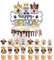 Hunde Cupcake Topper Kuchen Toppers Kinder 17 Stück Geburtstag Kuchen Dekoration Happy Birthday Tortendekoration für Kinder Baby Hunde Party Dekorationen