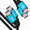 WLGQ Câble USB C PD Charge Rapide 100W 0,5M Lot de 2, Câble USB TypeC Nylon Tressé 20V5A