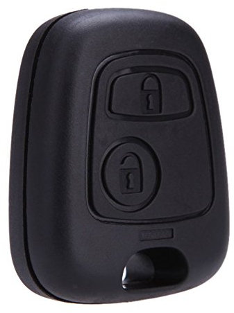 fasljkhf Coque de clé télécommande pour 106 107 206 207 407 806 2 boutons