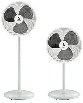 Beper P206VEN152 Ventilatore a Piantana e Ventilatore da Tavolo, 2 Altezze in 1 - Ventilatore Basso Consumo