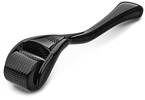 PLABBDPL Beard Roller, Dermaroller, Bartroller 0.5mm, Beard Growth Roller, Microneedling Roller für Gesicht und Körper, Nadelroller Bart Roller für Bartwachstum, Gesichtshautpflege, Anti-Aging-Falten
