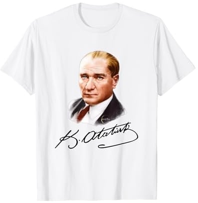 Gazi Mustafa Kemal Atatürk Türkiye Imza Bayrak Türkei T-Shirt
