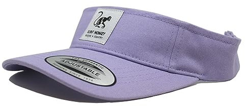 Surf Monkey Visiera Uomo/Donna - Golf/Tennis - Taglia unica - Cotone, viola, Taglia unica