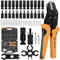 VIGRUE Solarstecker mc4 Stecker, mc4 Crimpzange Set für 2.5/4/6mm² Solarpanel PV Kabel, Männlich/Weiblich Solarpanel Kabelstecker, Ip68 Wasserdicht pv Stecker mit Crimpzange Schraubenschlüssel