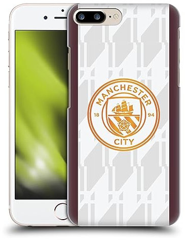 Head Case Designs Officially Licensed Manchester City Man City FC Away 2023/24 Badge Kit Hard Back Case Compatible With Apple iPhone 7 Plus/iPhone 8 Plus