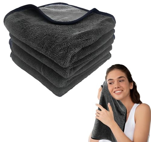 GZWY Shiny Bath XXL Trockentuch, Trockentuch Dusche Fast Dry Trockentuch 40x40cm, Shiny Wipes Tücher Original, Duschkabinen Tuch zum Wasser Abziehen in Dusche & Bad (3, 40 * 40CM)