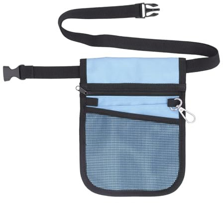 Krankenschwester Hüfttasche, Krankenschwester Gürteltasche Damen, Krankenschwester Gürteltasche Multi Pocket Einstellbare leichte Krankenschwester Organizer Gürtel für medizinische Fachkräfte(Blau)