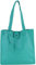 modamoda de - T247 - Ital. Leder Shopper mit herausnehmbarer Innentasche, Farbe:Türkisblau
