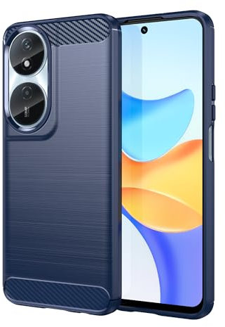 YKNIUFLY Housse étui pour Honor 90 Smart Coque, TPU Souple, Anti-Chute, Antichoc, Étui Cover pour Honor 90 Smart.(Bleu)