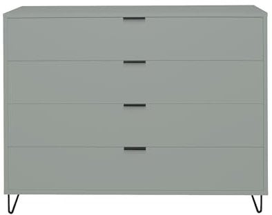 58 aufm Kessel Kommode Erna 119x45x102 Pinie Green matt Lack 14722-D