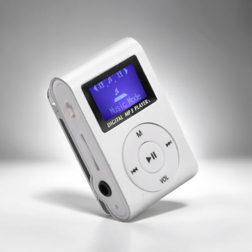 MP3 con Mini Schermo , Clip Posteriore per Schermo LCD MP3 , Lettore Musicale Portatile , Lettore MP3 Sportivo con Clip MP3 da 32 GB , Lettore Musicale MP3 con Schermo LCD per