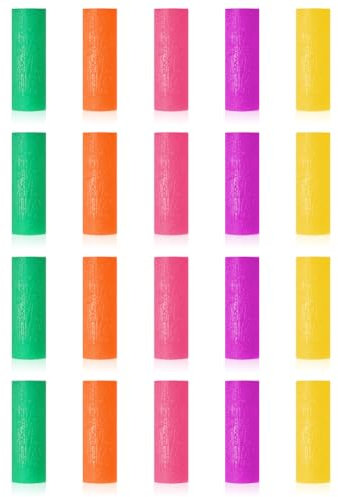 OFFCUP Alineadores Masticables, 20pcs Asientos de Bandeja de Alineador Reutilizables, Alineadores Chewies Aligner para Bandejas de Alineación Masticadores 5 Colores