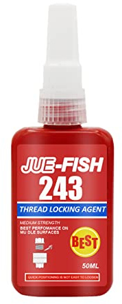 Mastic pour vis 243, Frein-Filet Bleu, Frein-Filet serré, colle adhésive instantanée pour vis, colle adhésive pour vis, Liaison métallique, réparation de vis M2, vis M2, colle pour vis de Montre