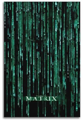 VZRSQZK Poster The Matrix, dekoratives Gemälde, Leinwand, Wandposter und Kunstdruck, modernes Familienschlafzimmer, Dekoration, Poster, 20 x 30 cm