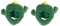 Alasum 2st Partyhut Froschkostüm Lustiger Kopfschmuck Ohrenklappenmütze Für Kinder Spielzeug Für Den Strand Kaktus-stirnbandmütze Mha Plüsch Tierkostüm Plüschmütze Party-kappe Green Stoff