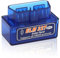 Nazaz Mini ELM327 OBD2 Bluetooth Scanner, Bluetooth OBD2 Diagnosegerät kompatibel, OBD2 Diagnose OBD2 Bluetooth Adapter für Android, Windows, Car