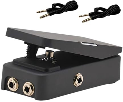 rockible Expression Pedal Universal Expression Pedal,Sturdy,Space Saving,with Self Locking Switch,Guitar Effects Pedal Double Outputs, FOOT CAPTAIN
