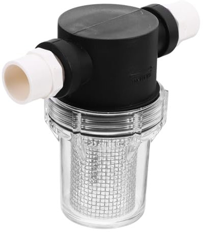 OKUMEYR Filtro Per Acqua Piccolo Rete, Filtro Per Irrigazione Da Giardino Compatibile Tubo Pvc 20mm, Purificatore Facile Da Pulire Per Impianti Di Giardinaggio e Irrigazione
