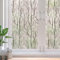 dktie Fenster-Sichtschutzfolie, statisch haftende Fensterfolie, ohne Klebstoff, mattierte Fensterfolie, Pflanzen, Fensteraufkleber, für Zuhause, Badezimmer, Schlafzimmer 90x200cm Mischfarben 01
