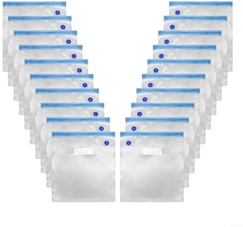 HEIBTENY 3D Drucker Filament Vakuumbeutel 20 Stück Wiederverwendbare Kompressionsbeutel 30x34 cm Feuchtigkeitsschutz Wiederverwendbar