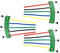 Hall Sensors PCB For 2 Wheel Electric Bicycles 120 Degree Motors 500-2000W Hall Sensors Circuit Board Hall Sensors For Hub Motor