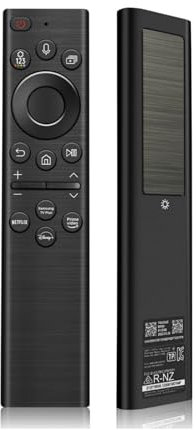 BN59-01385A Remote Replacement for Samsung TV - Solar & Voice Rechargeable | Compatible with 2021-2023 Frame, QLED, UHD, Neo QLED, 4K/8K TVs (2021-2023 Models)​