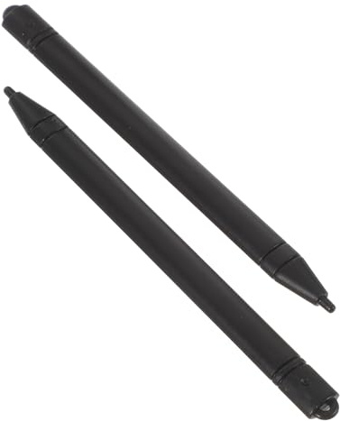 FUNNETOYU 2 Stück Zeichentablett Stift aus Kunststoff in Schwarz Präziser Digitaler Stylus zum Schreiben und Spielen für Tablette und LCD Handschrifttafeln