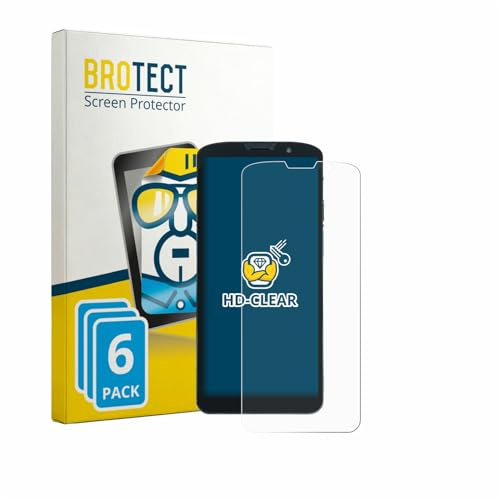 BROTECT 6 Stück Schutzfolie für Unitech EA630 Displayschutz Folie Made in Germany, Ultra-Klar