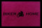 Interluxe SCHMUTZMATTE Fußmatte Biker Home Hobby Motorrad Geschenk Mann Viele Farben Fuchsia