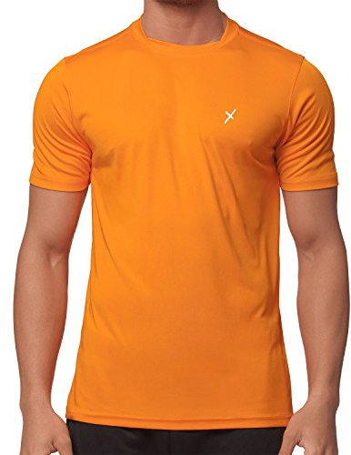 CFLEX Herren Sport Shirt Fitness T-Shirt Sportswear Collection - Orange M