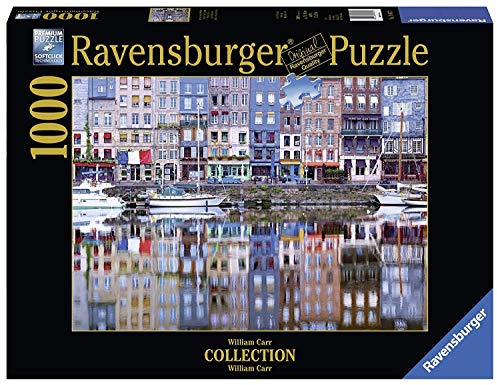 Ravensburger 19867 – honefleur reflektiert in Wasser Puzzle, 1000 Teile