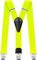 Decalen Hosenträger für Herren breit extra starken Clips Y Form Lang Eine Größe Passt Alle Männer und Damen Verschiedenen Farben (Gelb Neon)