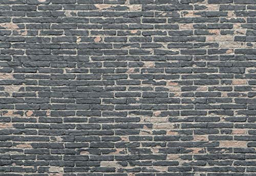 Komar Photo Murale Panoramique Intissé, 368cm x 248cm, Briques Peintes