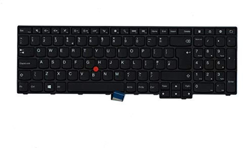 TellusRem replacement UK non-backlit keyboard for Lenovo Thinkpad E550 E560 E560c