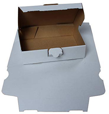 600 St. Maxibriefkarton 180 x 130 x 45 mm DIN A6 weiß Warensendung Faltkarton, Warenpost, Klappdeckelkarton