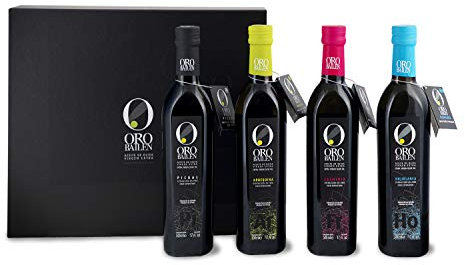Aceite De Oliva Virgen Extra Oro Bailén - Estuche 4 variedades (4x500ml)